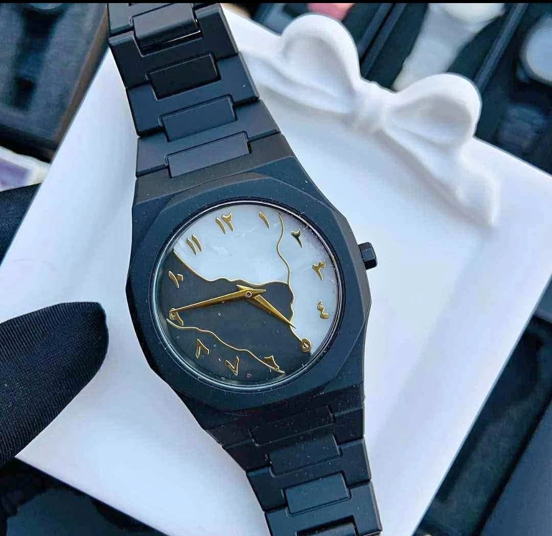 Arabic Digital Carbon Fiber body watch for men