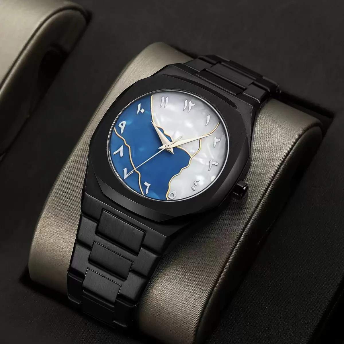 Arabic Digital Carbon Fiber body watch for men — thumbnail 2